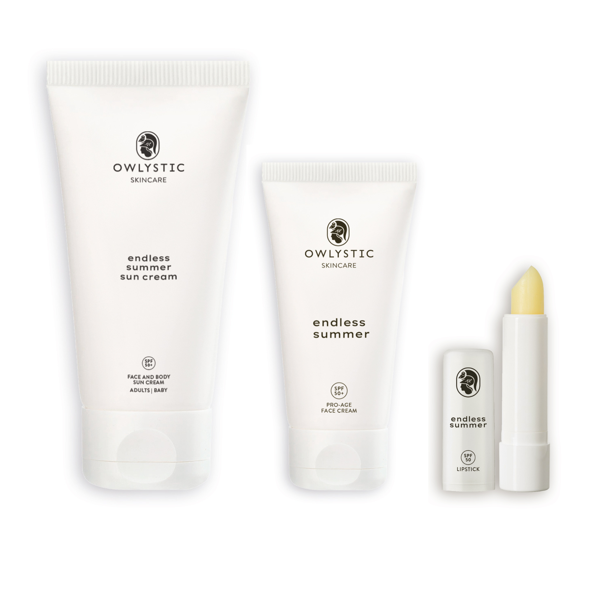 Endless summer set: Protezione solare completa viso, corpo e labbra SPF 50+