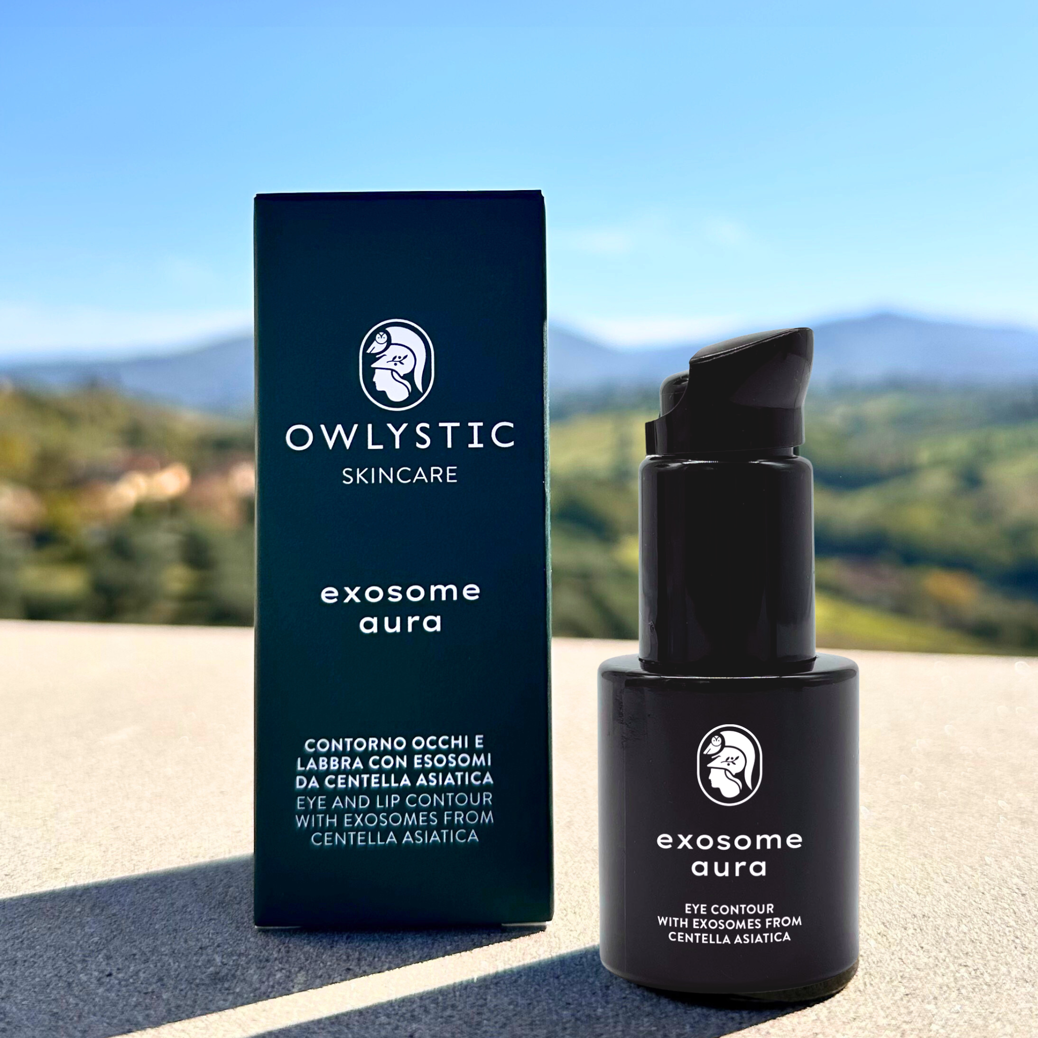 Exosome Aura Eye and Lip Contour - Contorno occhi e labbra con esosomi da centella asiatica, caffeina e acido ialuronico