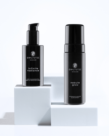 Owlystic - set doppia detersione - bio - vegan - cosmesi naturale