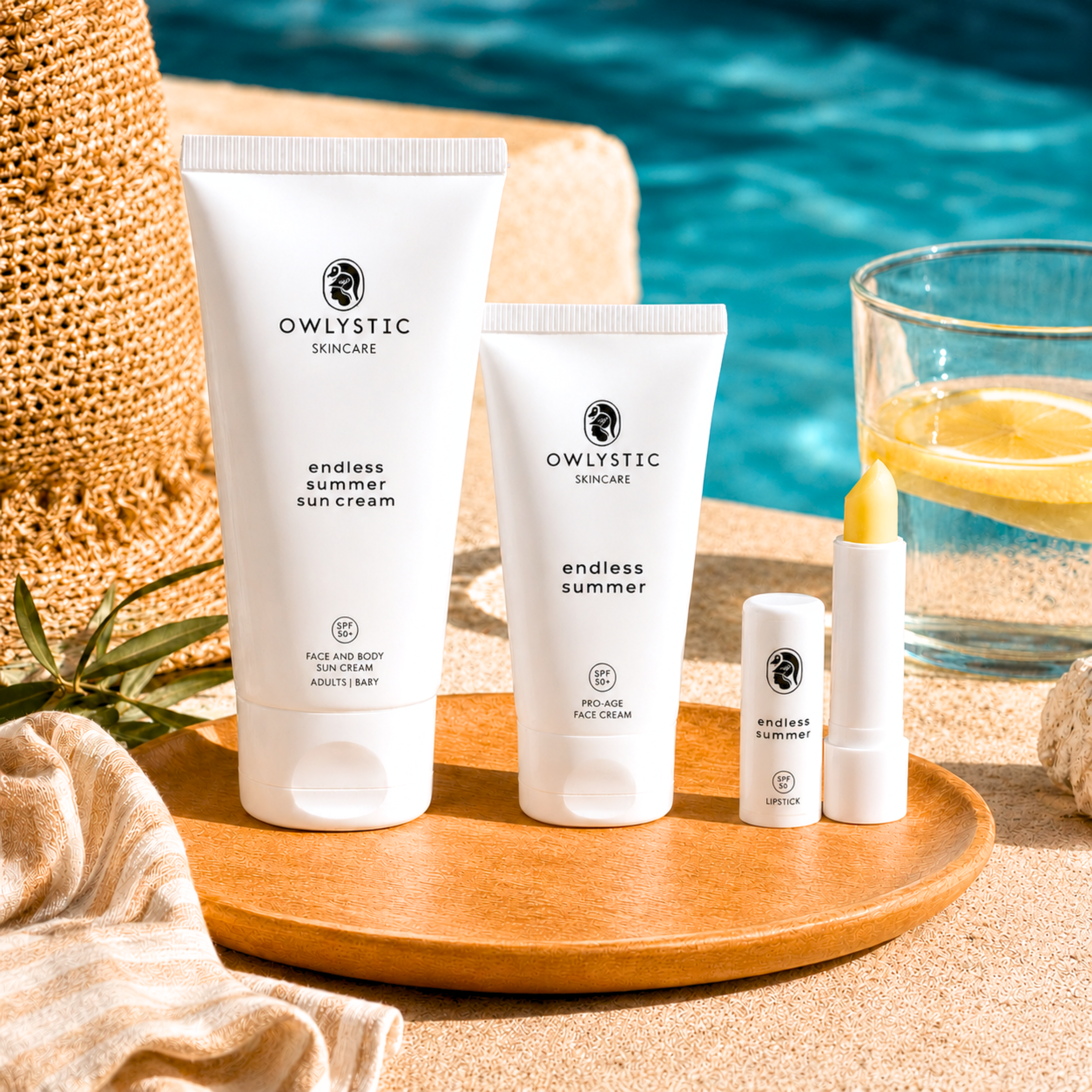 Endless summer set: Protezione solare completa viso, corpo e labbra SPF 50+