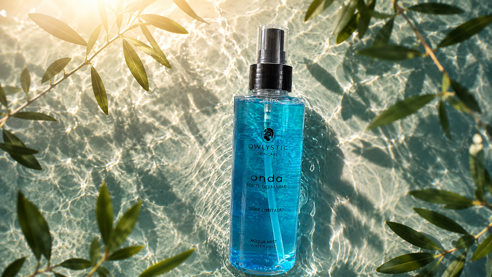 ONDA – Acqua mist corpo e capelli con mentolo e camomilla, rinfrescante e profumata – Serie limitata Forte dei Marmi