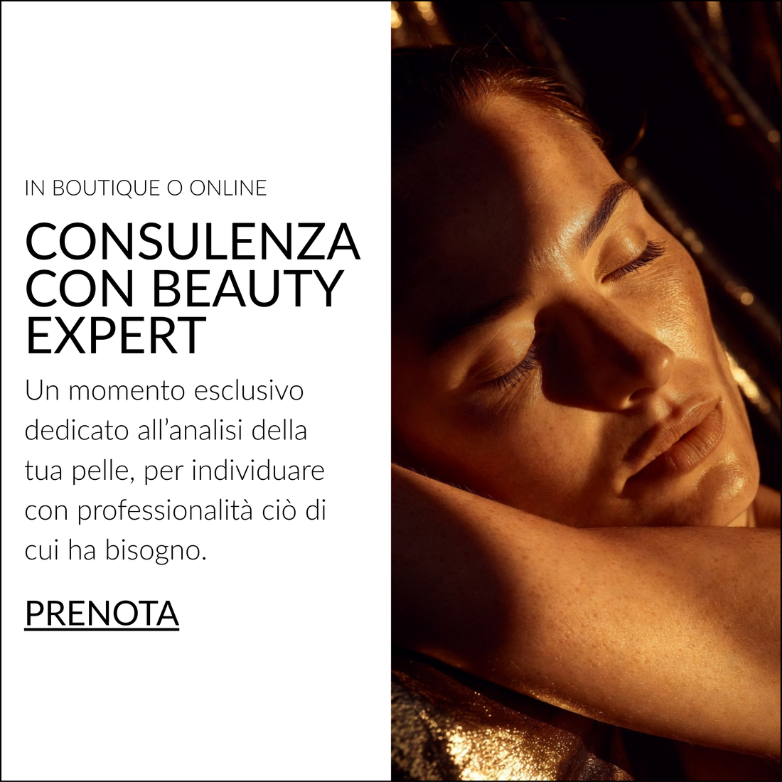 Prenota la tua consulenza della pelle con la nostra Beauty Expert