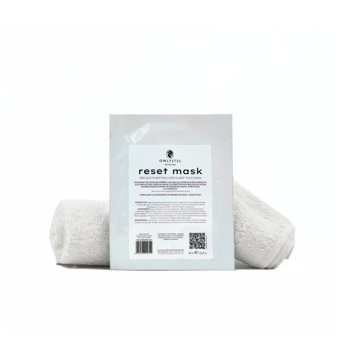 Reset Mask - Maschera viso pro-age purificante esfoliante