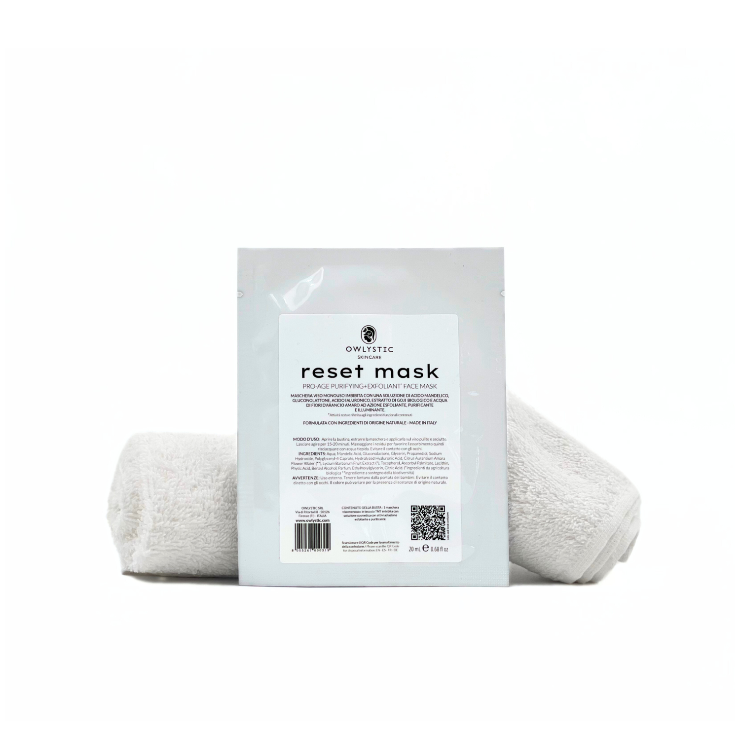 Reset Mask - Maschera viso pro-age purificante esfoliante