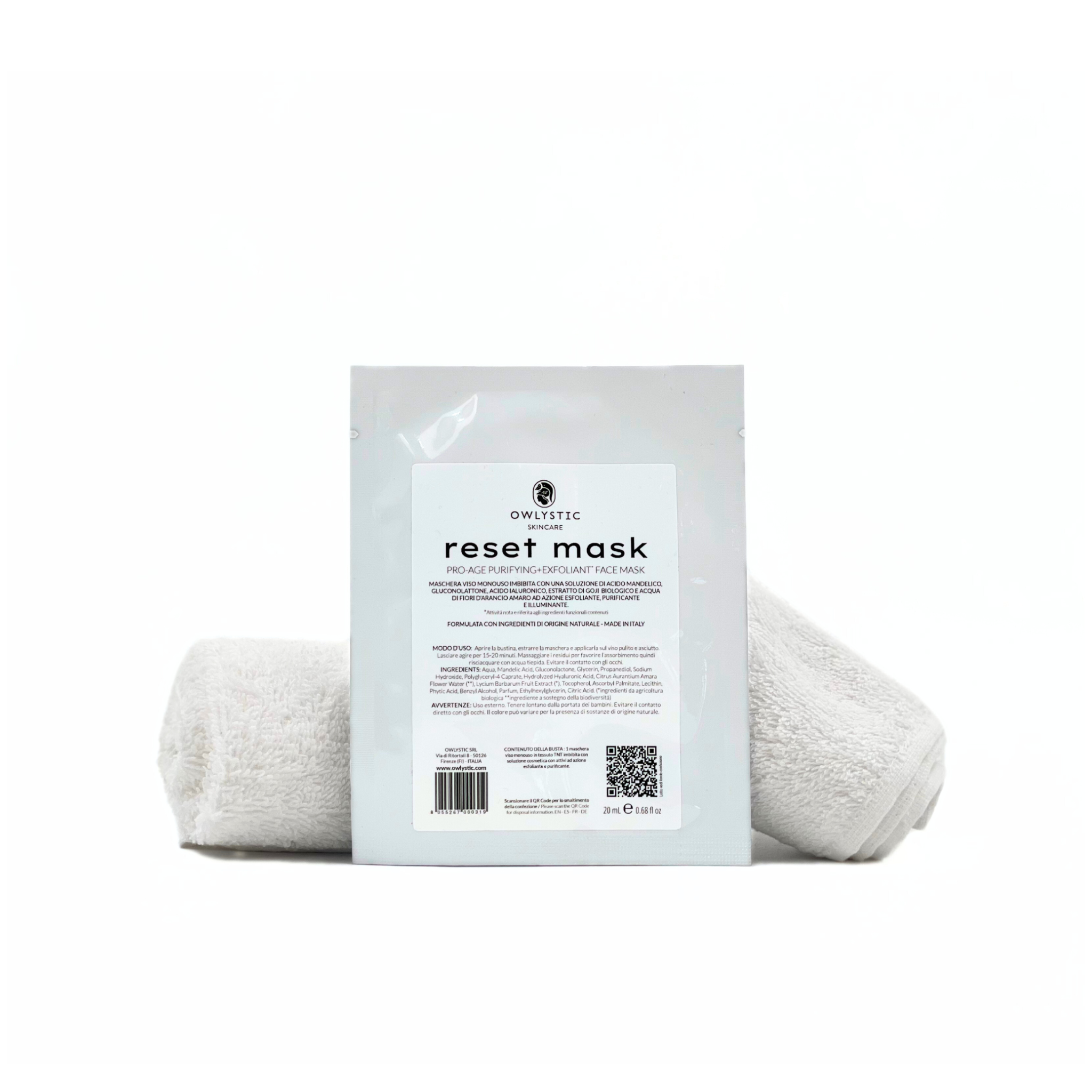 Reset Mask - Maschera viso pro-age purificante esfoliante