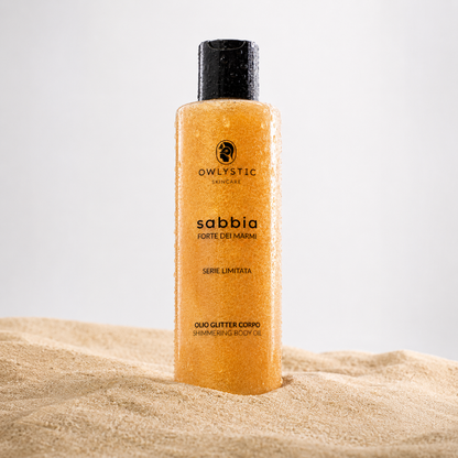 SABBIA – Olio corpo con olio di cocco, illuminante e nutriente – Serie limitata Forte dei Marmi