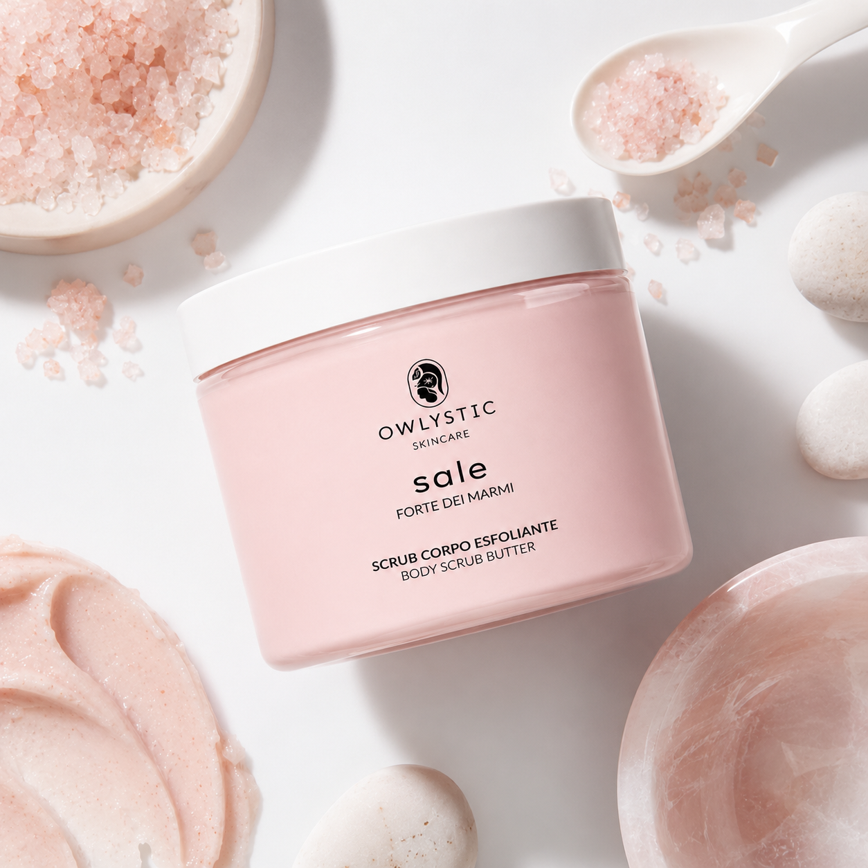 SALE Scrub corpo salino con olio di argan, levigante e nutriente - Serie limitata Forte dei Marmi