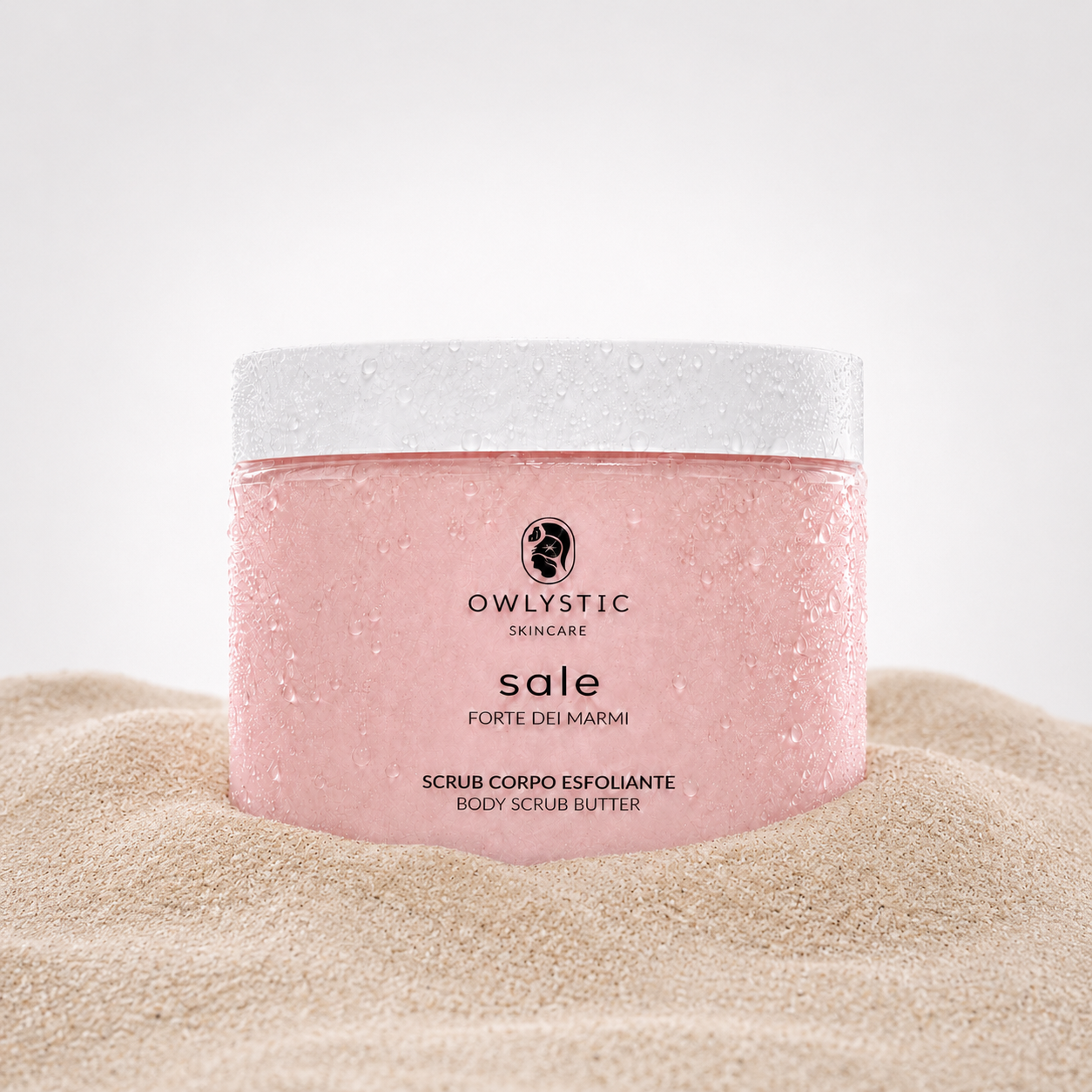 SALE Scrub corpo salino con olio di argan, levigante e nutriente - Serie limitata Forte dei Marmi