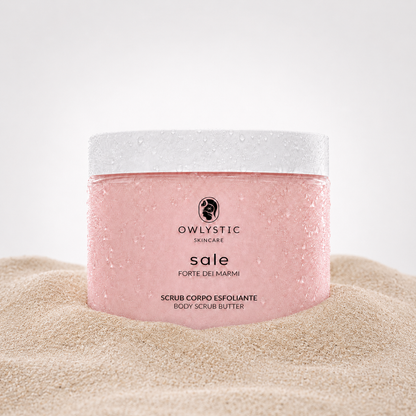 SALE Scrub corpo salino con olio di argan, levigante e nutriente - Serie limitata Forte dei Marmi